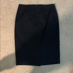 Black pencil skirt